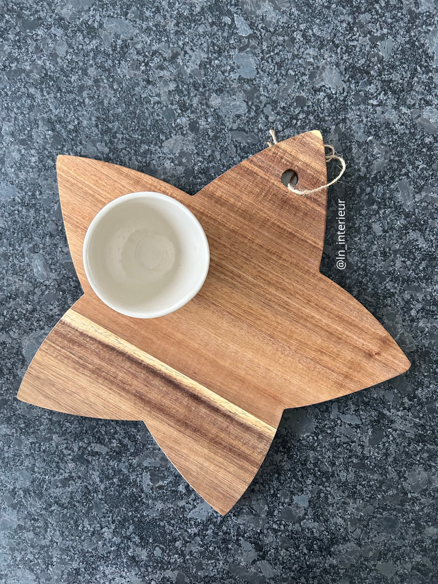 Planche à découper en forme d'étoile