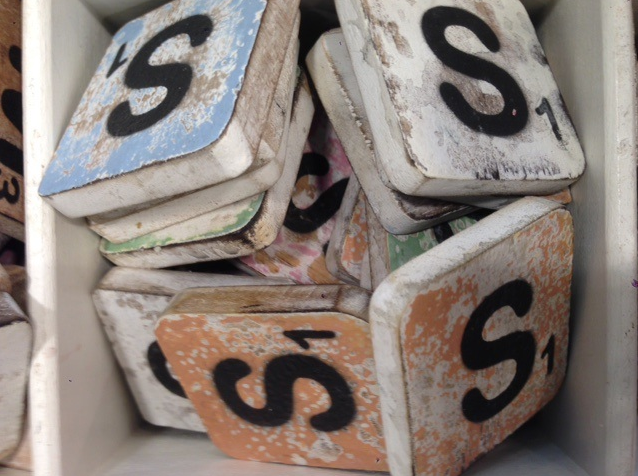 Lettres en bois 10x10cm