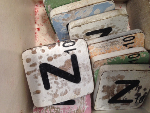 Lettres en bois 10x10cm