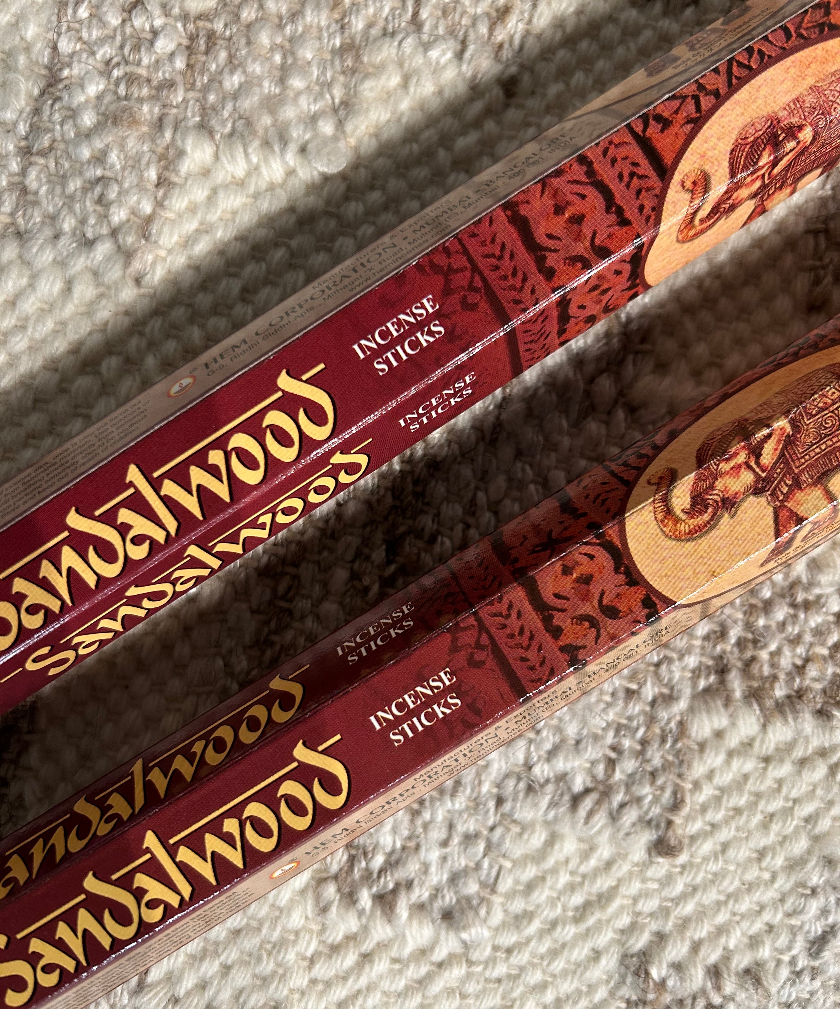 Bâtons d'encens (différents parfums)