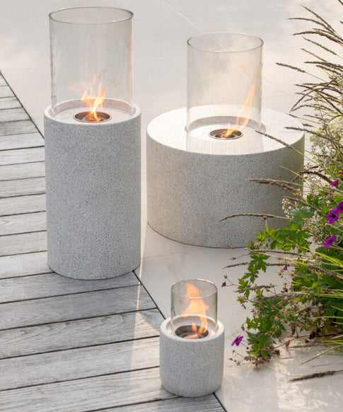 Braséro gris clair Jline bio-éthanol