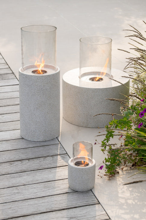 Braséro gris clair Jline bio-éthanol