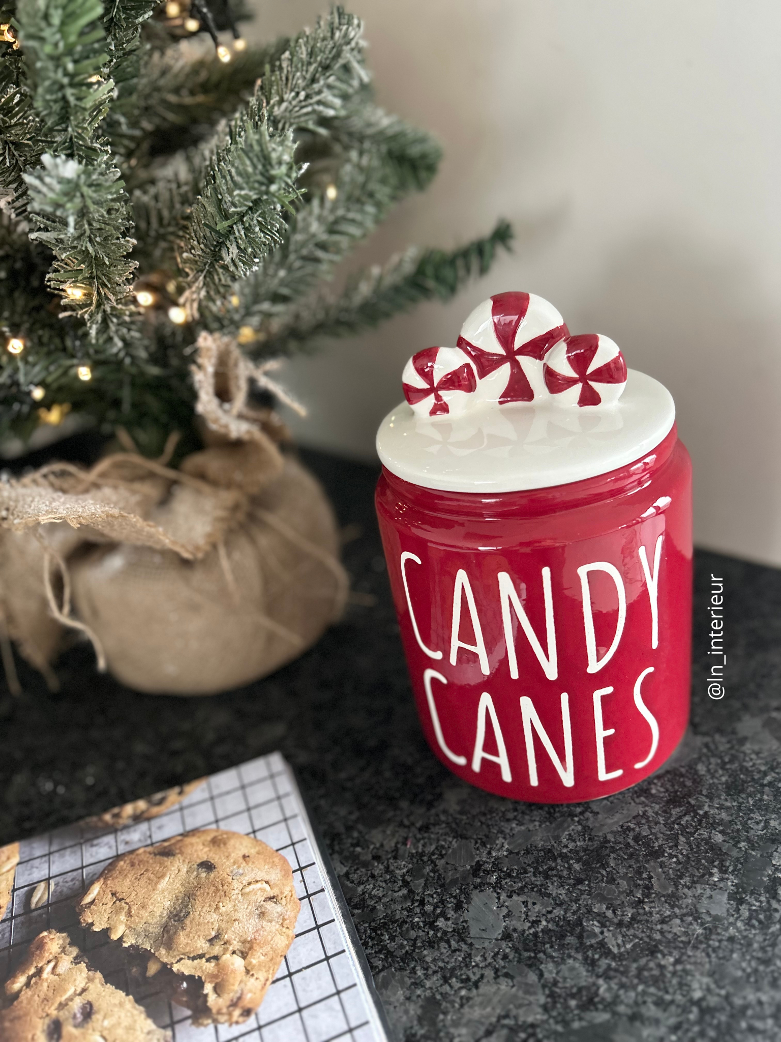 Pot de conservation bonbons noël