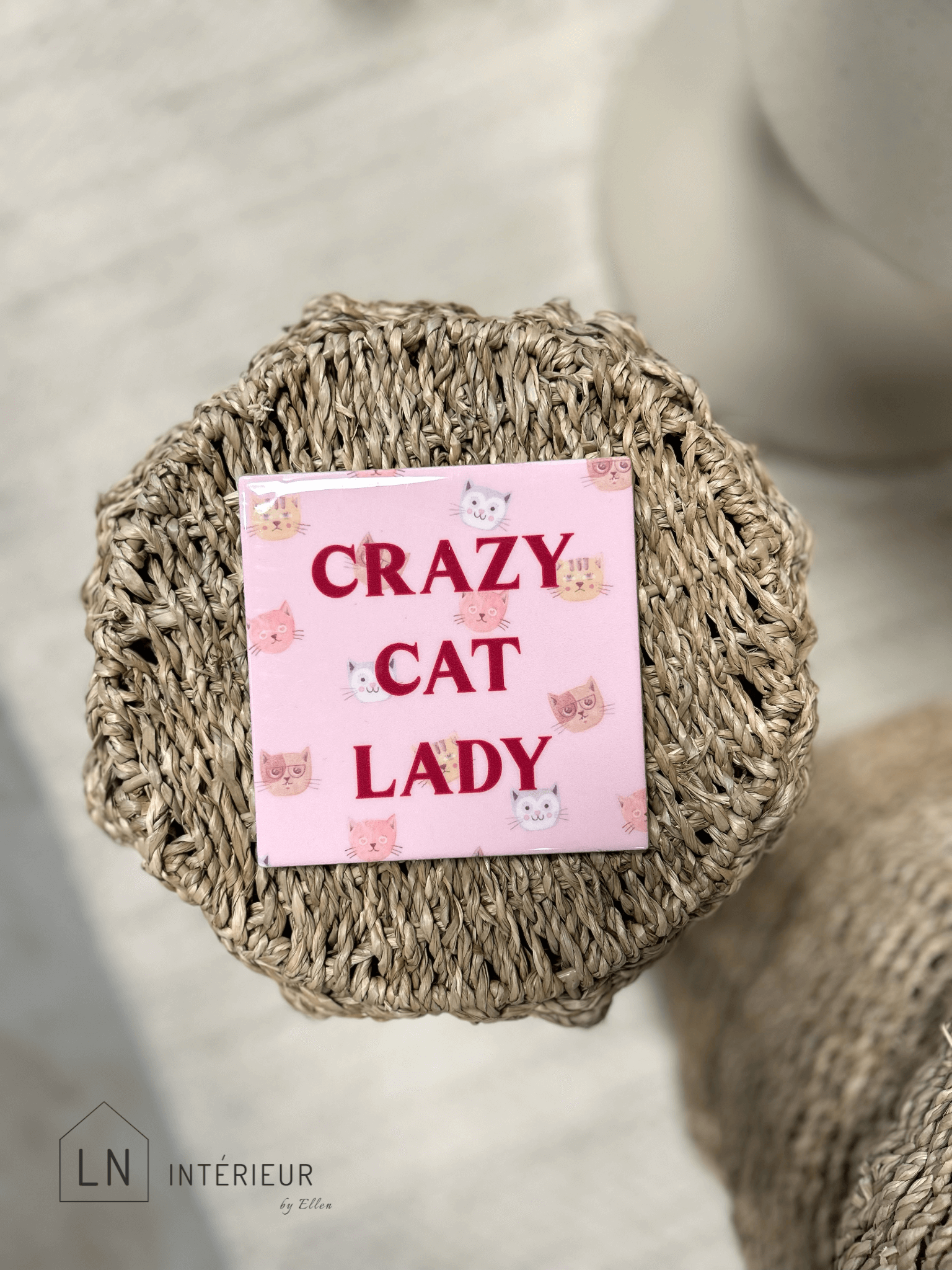 Carreau décoratif mural pour les amateurs de chat