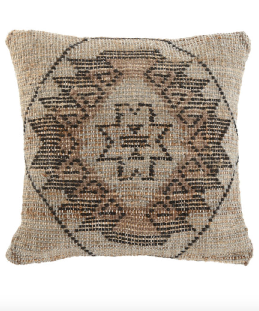 Coussin Kilim tons naturels