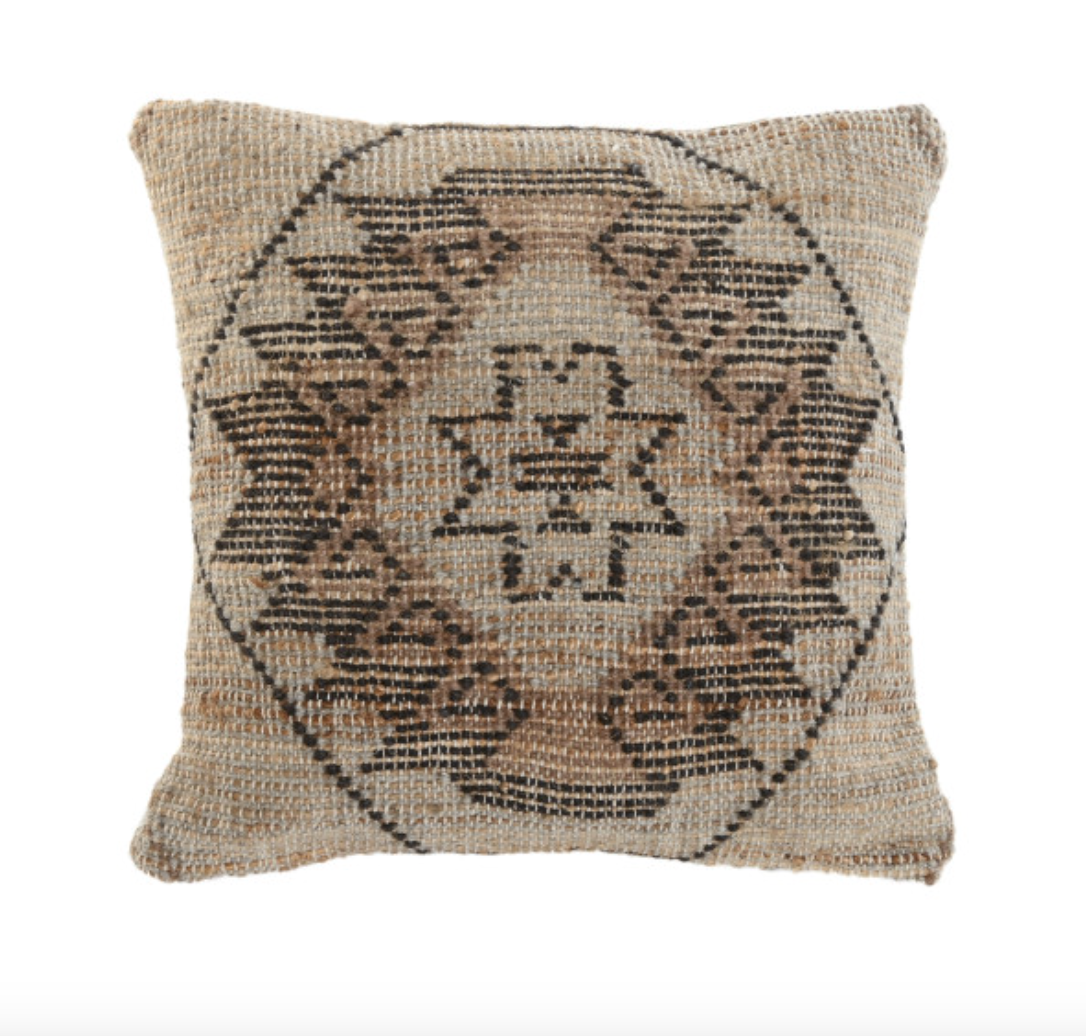 Coussin Kilim tons naturels