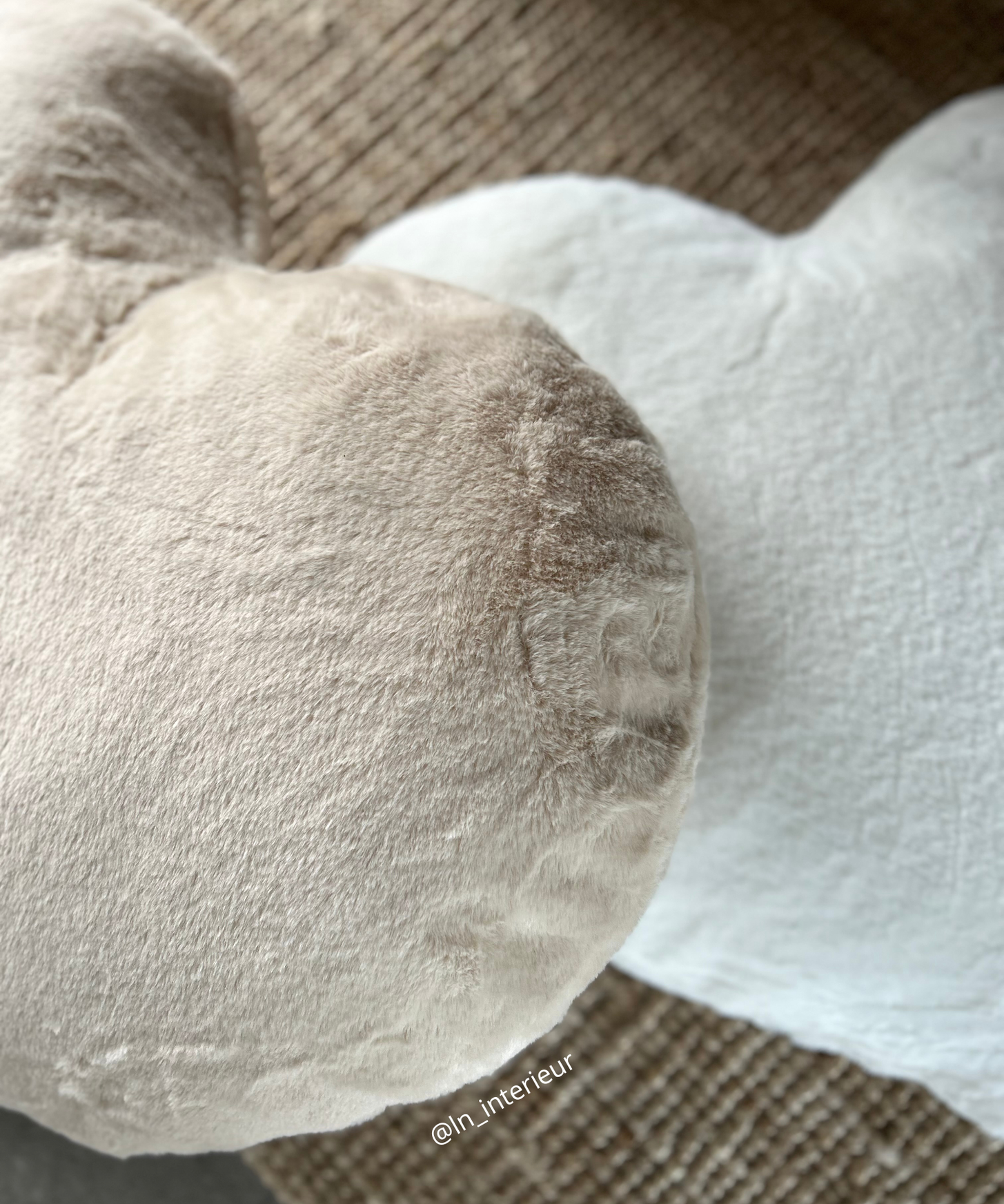 Coussin coeur XL doudou