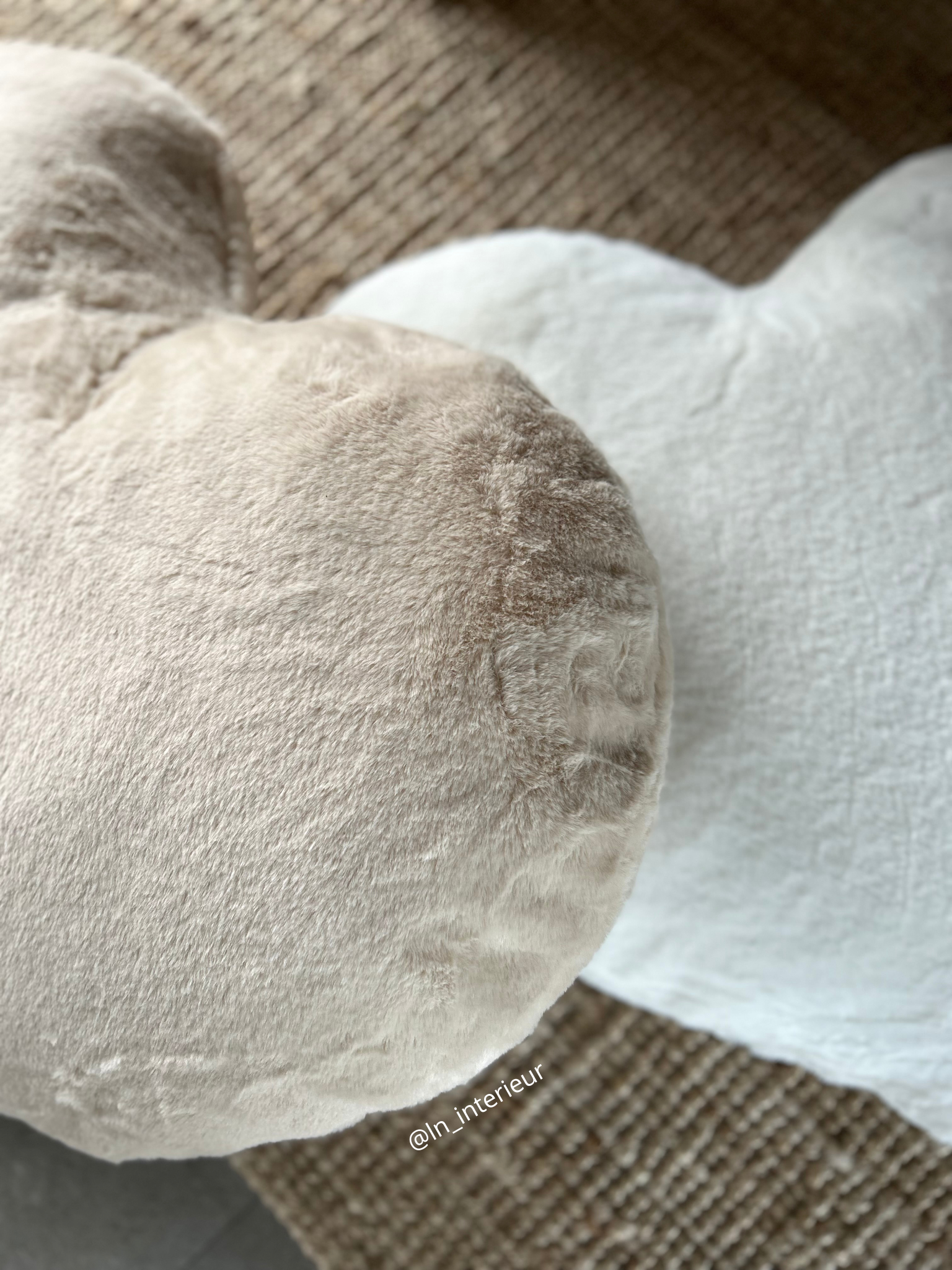 Coussin coeur XL doudou