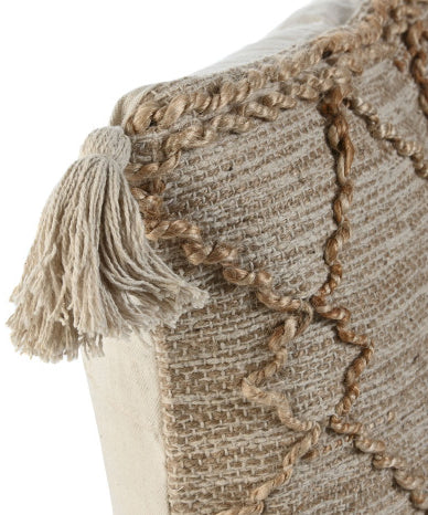 Coussin pompon ibiza boho style