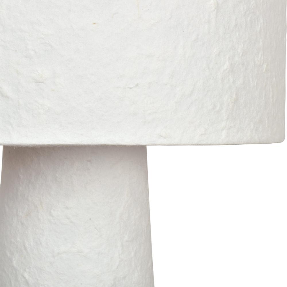 Witte vloerlamp (papier-maché)
