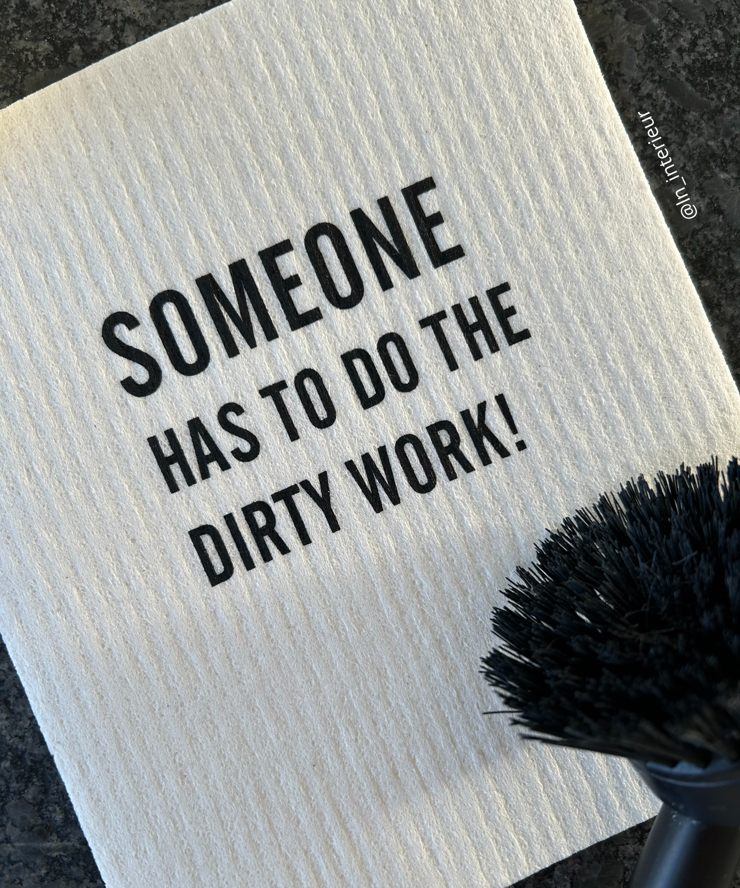 Lavette message cuisine