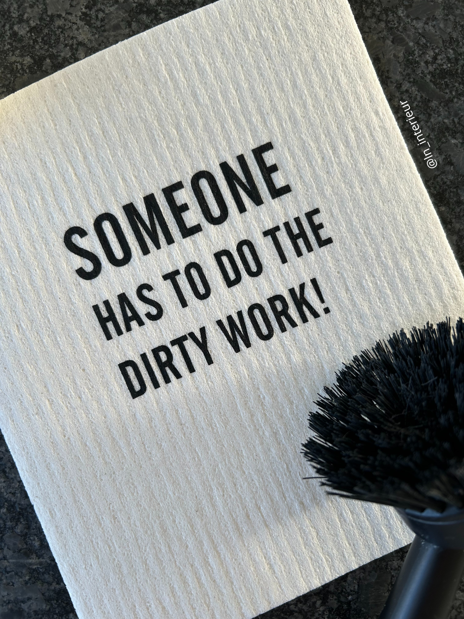 Lavette message cuisine