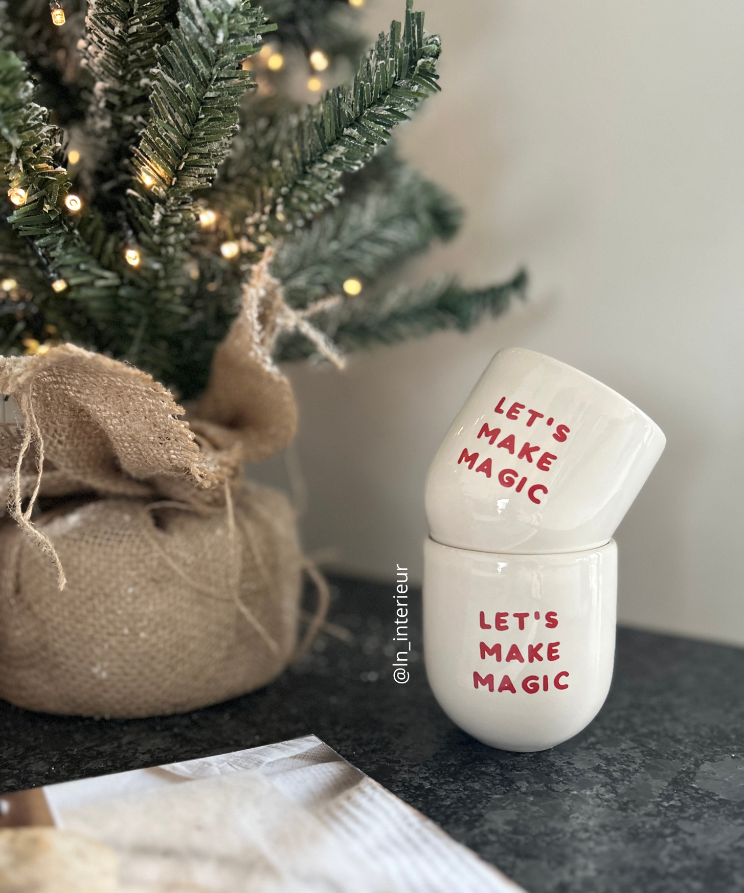 Mug noël let's make magic