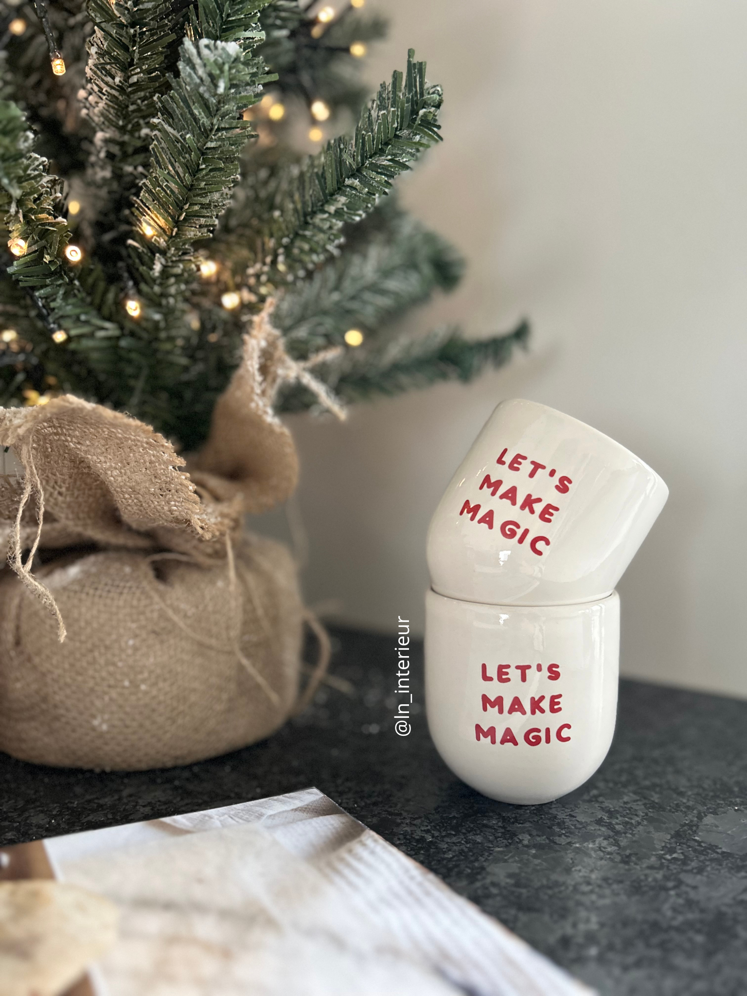 Mug noël let's make magic