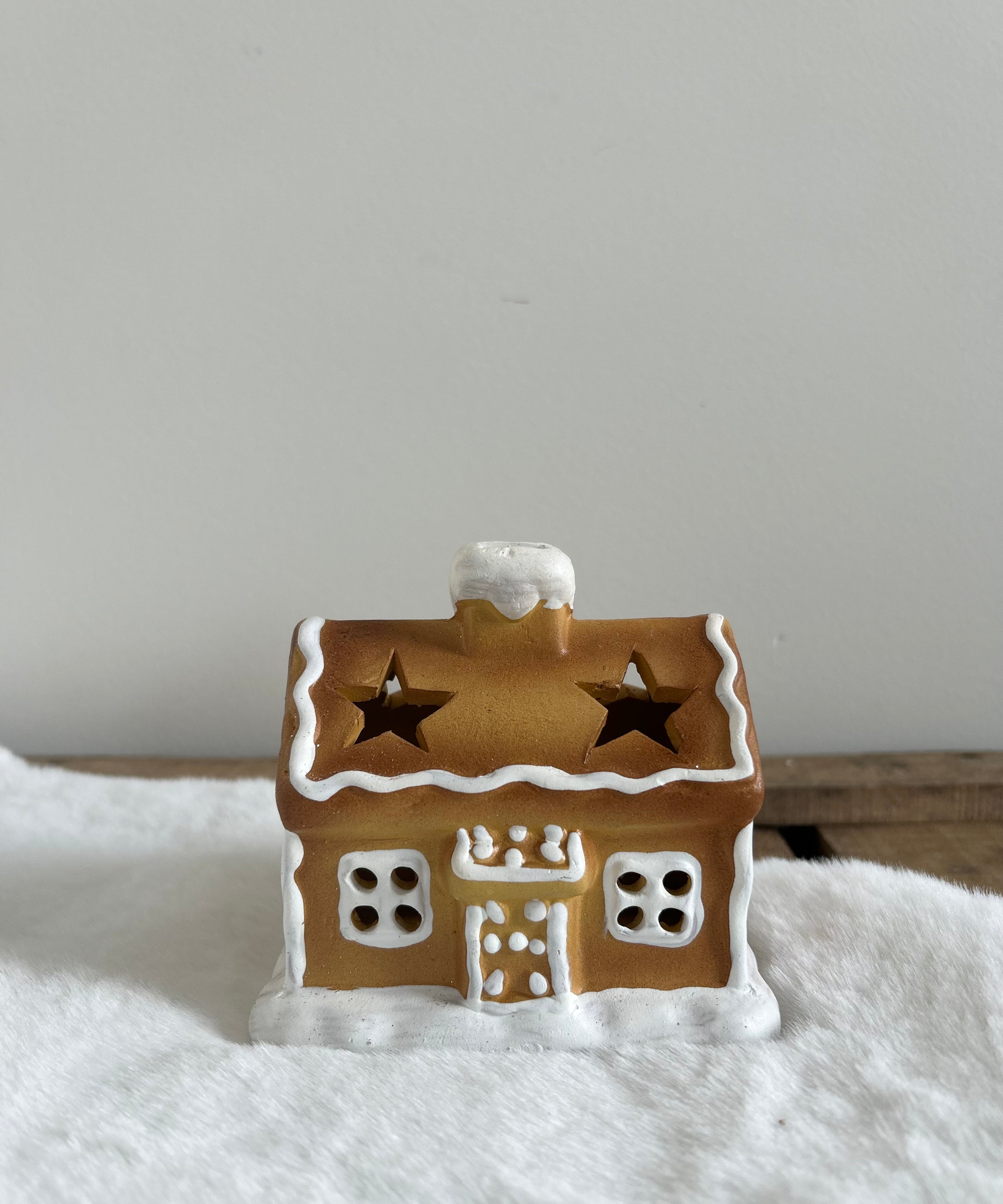 Bougeoir maison pain d'épice