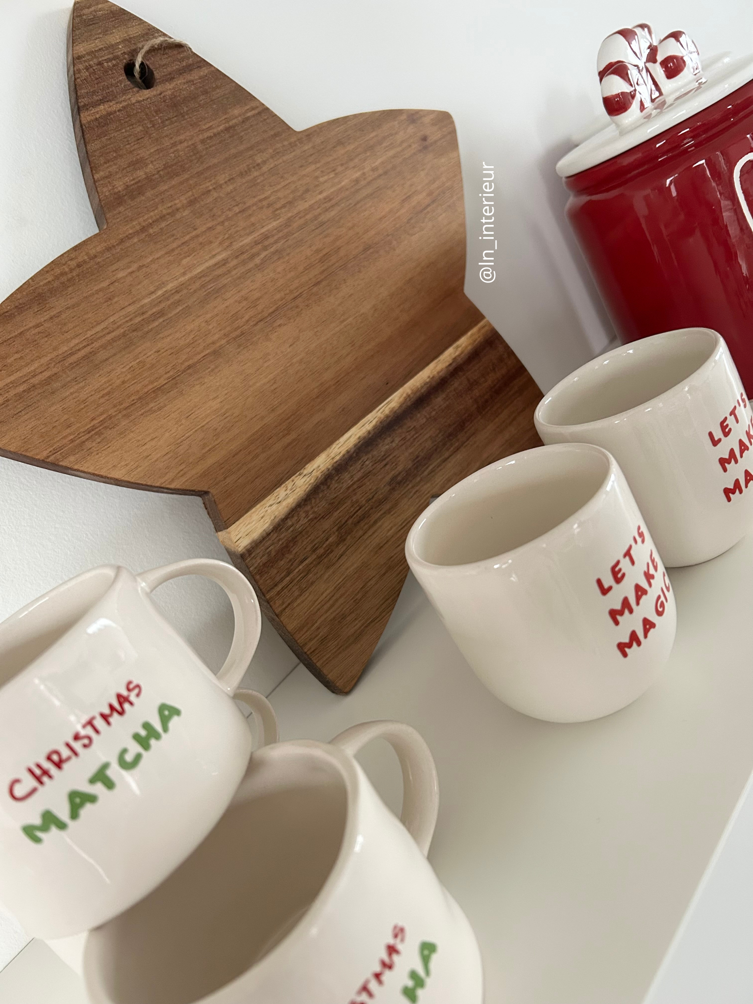 Planche en bois étoile pour l'apéro ou les biscuits de noël