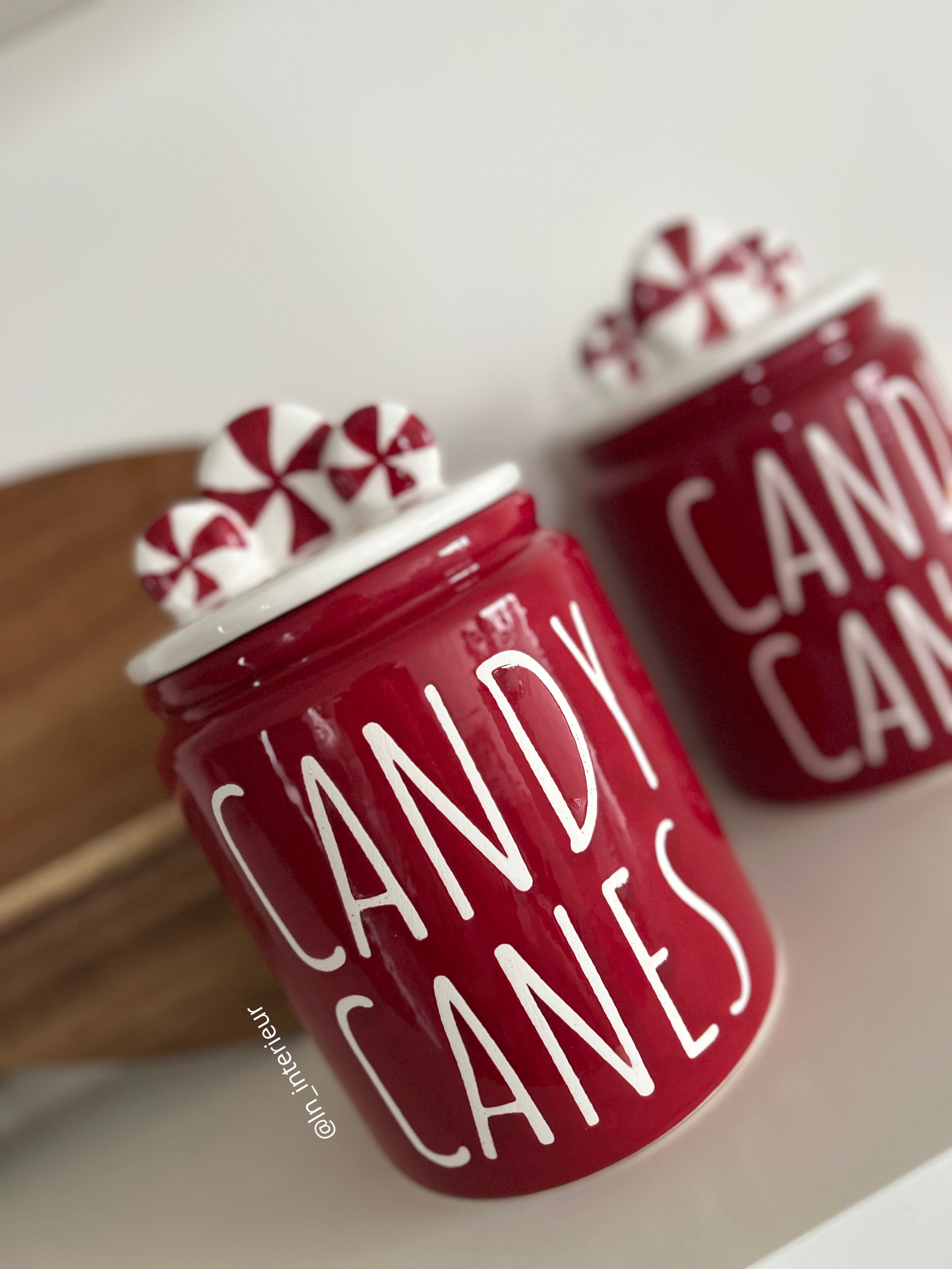 Pot candy canes bonbons noël