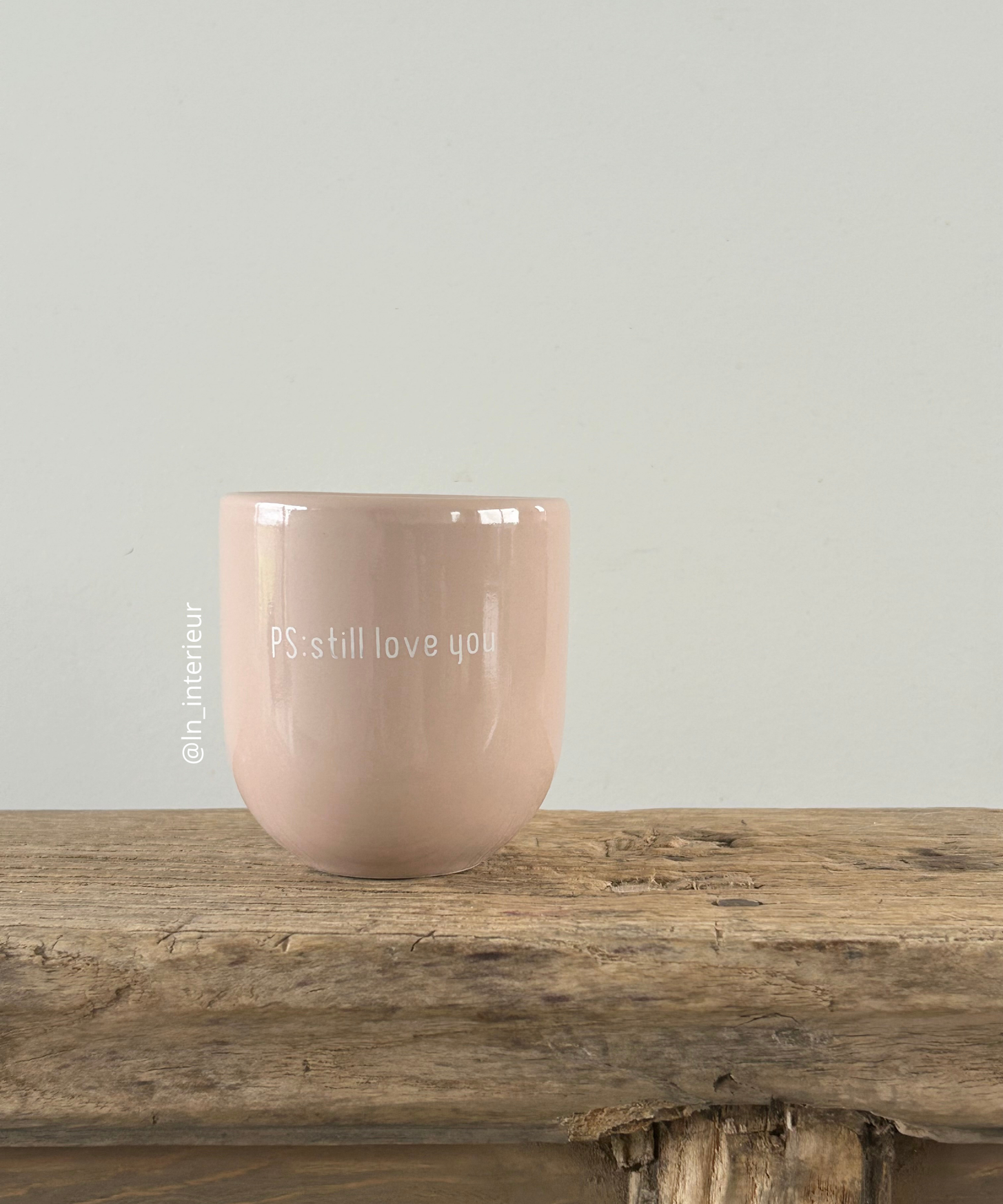 Mug rela détente pour prendre soin de soi avec le message PS: still love you