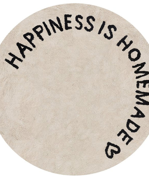 Tapis Happiness is homemade