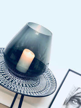 Vase | Bougeoir noir 'Buba' L